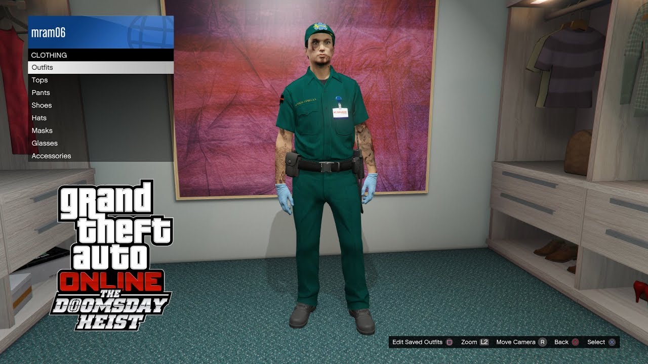 *PATCHED* HOW TO SAVE PARAMEDIC UNIFORM IN GTA 5 ONLINE (DOOMSDAY HEIST 1.42)