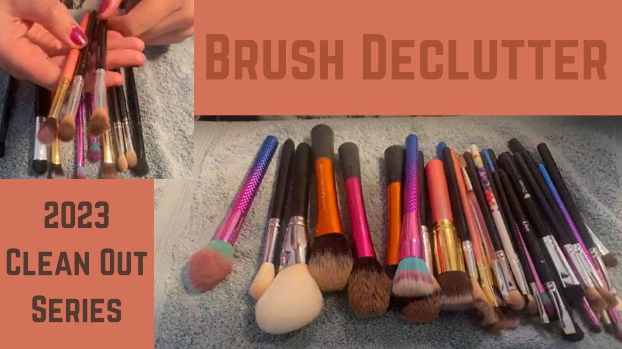 2023 Makeup Brush Declutter!