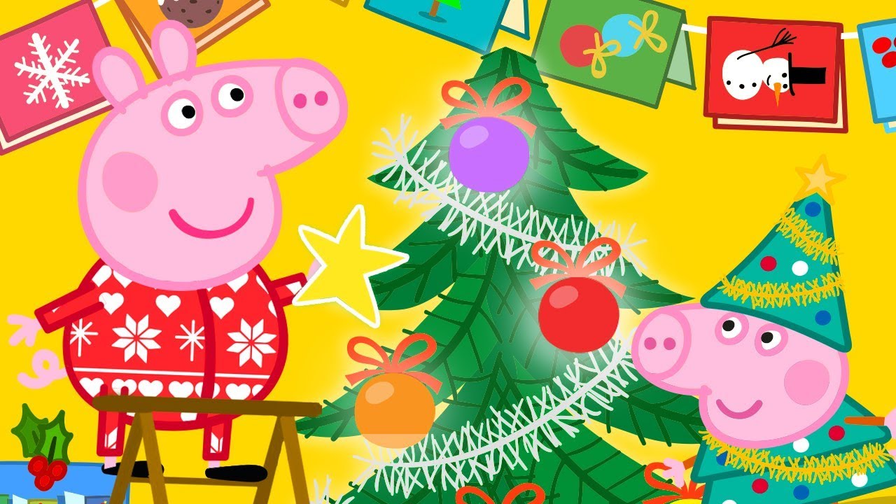 Peppa Pig Italiano 🎄 Peppa Decora L'albero Di Natale 🎁 Collezione Italiano - Cartoni Animati