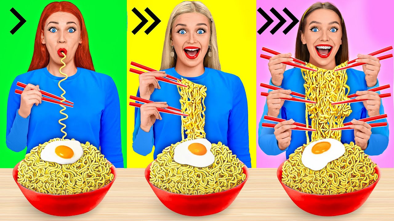 Fast, Medium or Slow Food Challenge | Epic Food Battle by Friendly DO