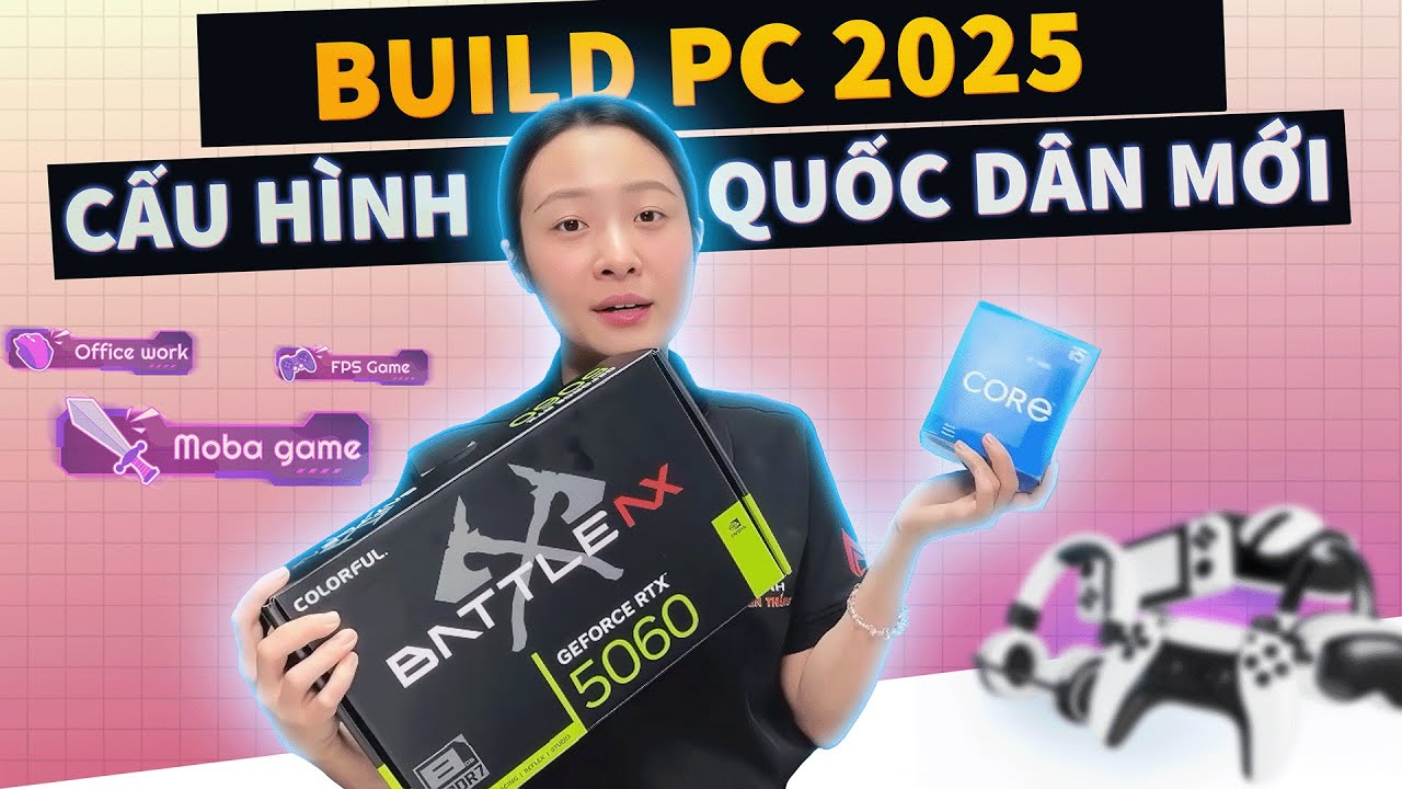 PC Gaming I5 12400F +  RTX 5060 8GB Chỉ 15 Triệu  -  Gì Rẻ Quá Vậy ???