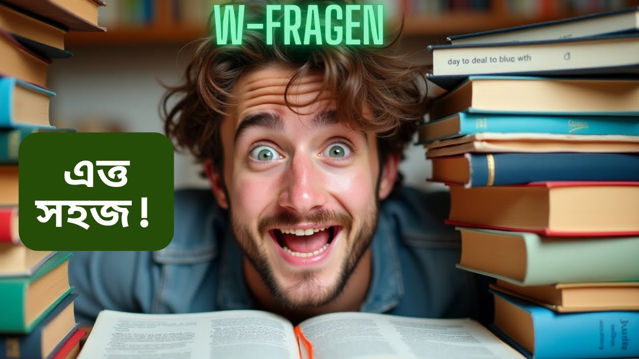 W-fragen | W-questions | German Sentence Structure | Deutsch A1 | In Bangla 2025 |