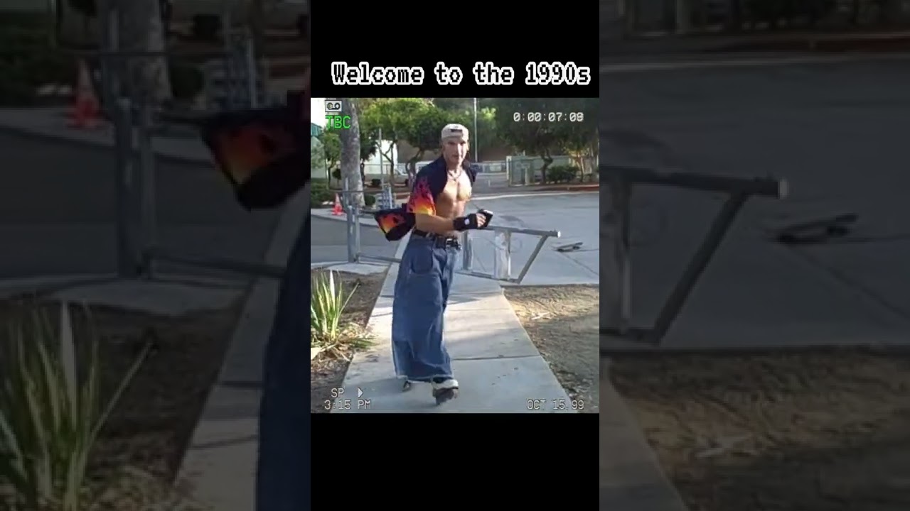 #rollerblading #1990s #jnco airdolphin in the 1990s