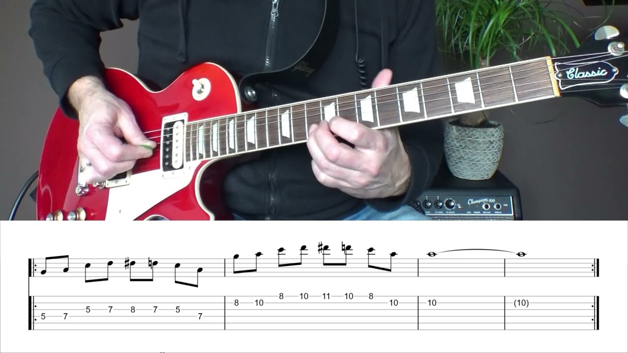 Guitar Beginner Blues Licks in A - part 3