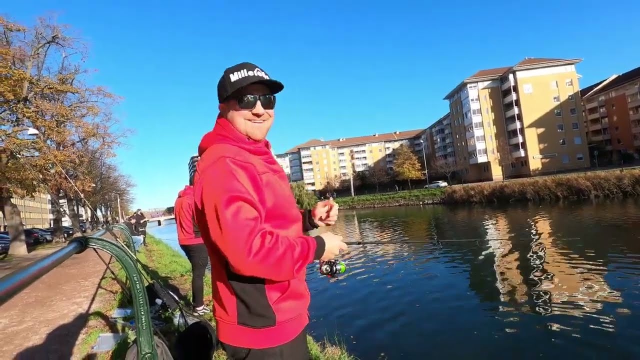 Street fishing challange i malmö kanal   arrangerat av sportfiskgiganten