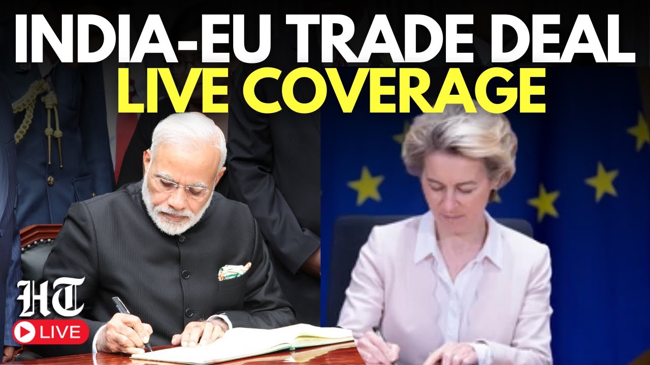 India-EU Trade Agreement LIVE News: PM Modi-Ursula Von Der Leyen Meet LIVE | Europe | Modi LIVE