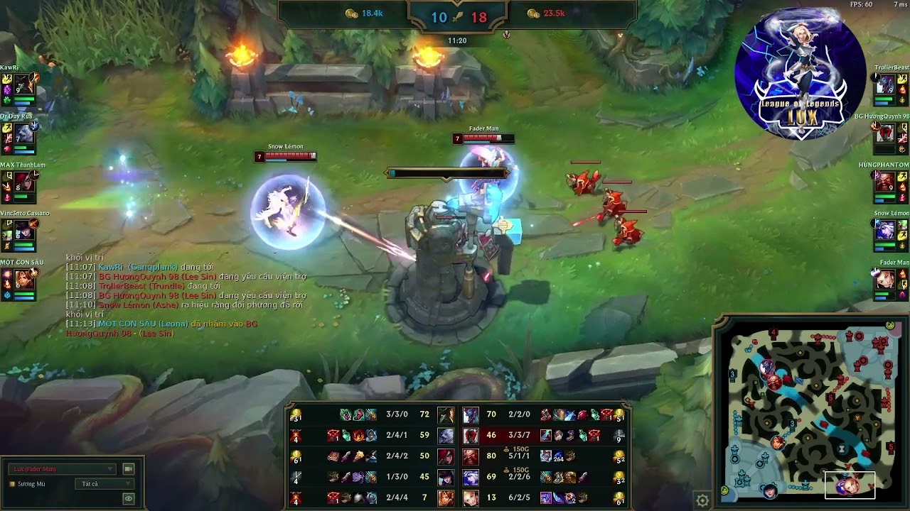 LUX SUPPORT ONE HIT  [ LUX MONTAGE 2022 ]-  LUX League of Legends