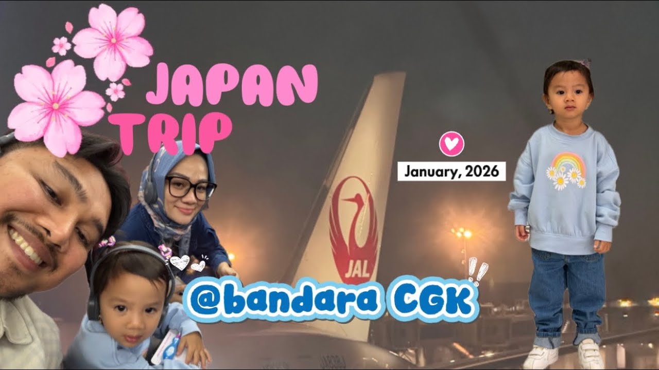 [JAPAN HOLIDAY WINTER SEASON 2026] OTW @Bandara CGK ❤️ Airport situation and fly with JAL ‼️