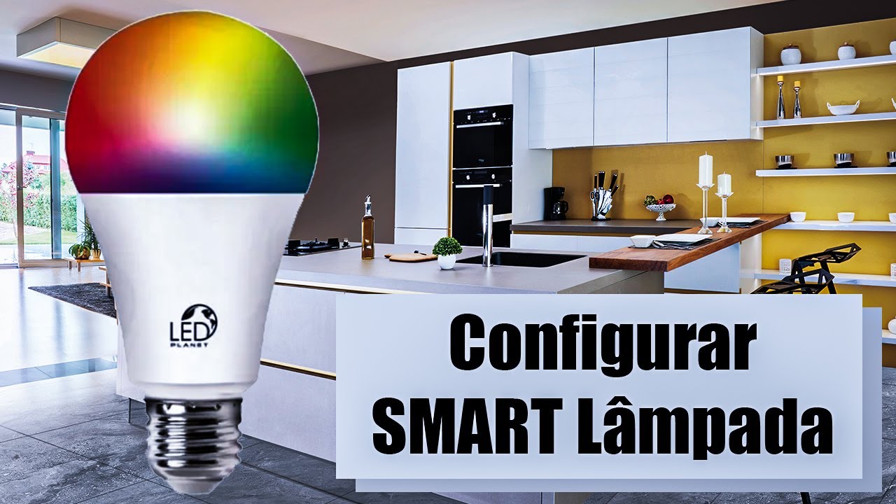 COMO CONFIGURAR UMA SMART BULBO LED WIFI!! (LÂMPADA WIFI RGB)
