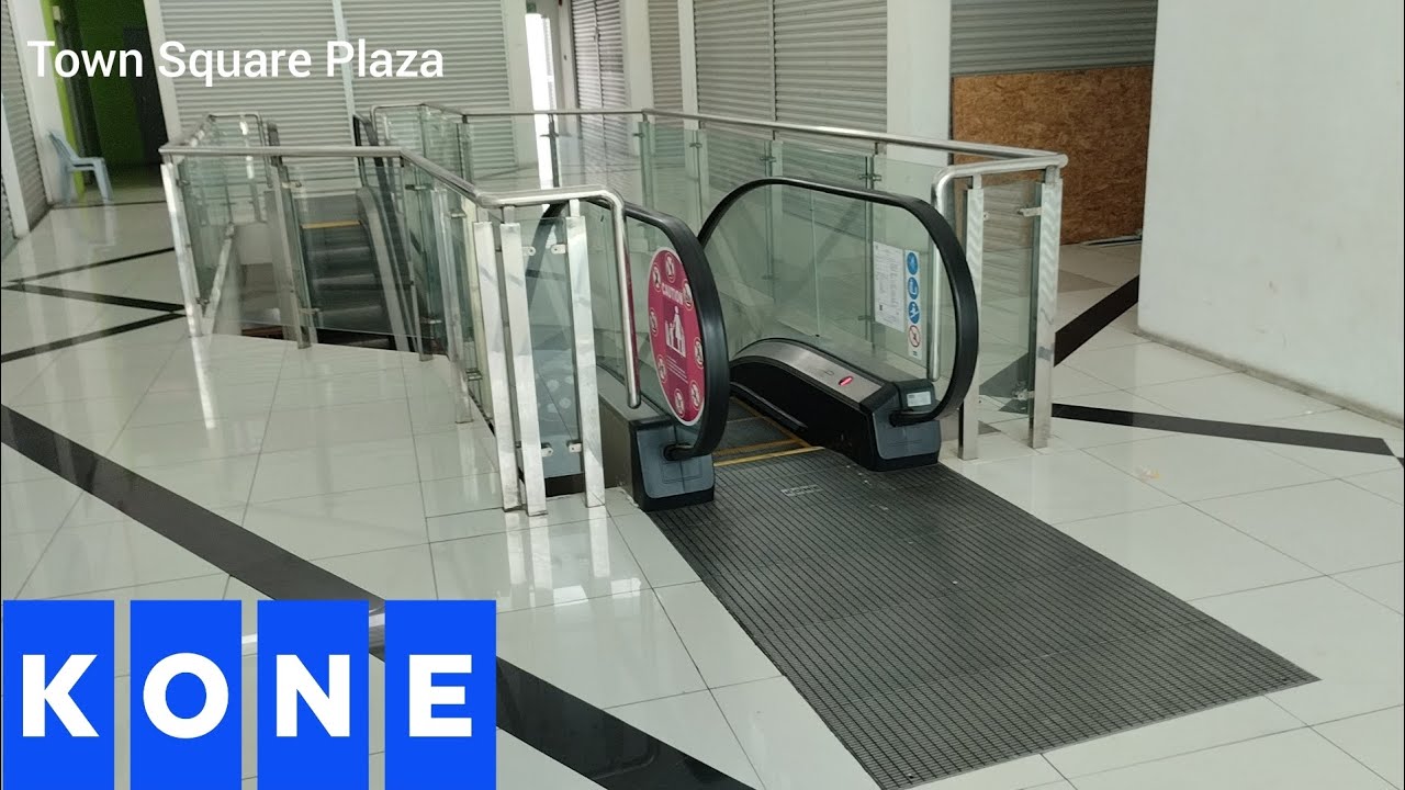 KONE Travelmaster 110 Single File Escalator at Town Square Plaza in Bintulu, Sarawak, Malaysia
