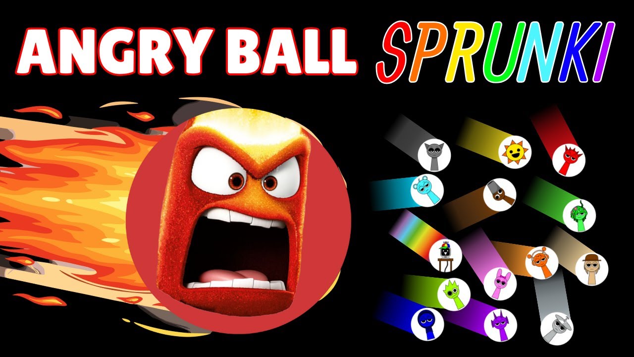 Sprunki VS Angry Ball Marble Race