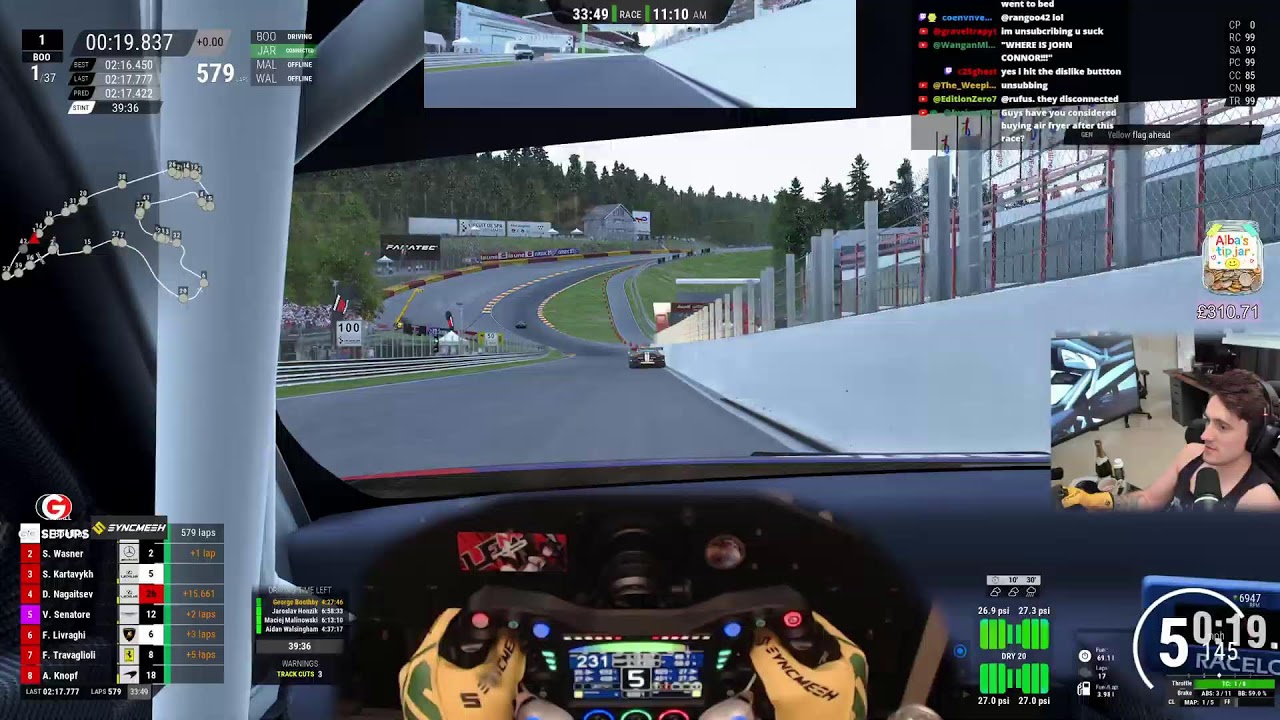 🔴 LIVE - 24 Hours of SPA! 🏁 LFM Special Event on ACC | PART 3