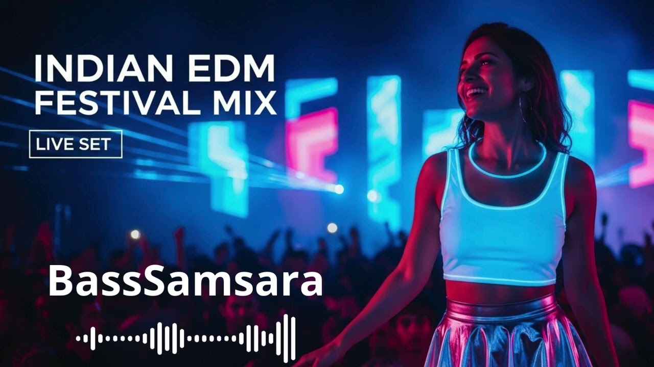 Indian EDM Festival Mix 🔥 Full Bass DJ Remix | Night Party Vibes