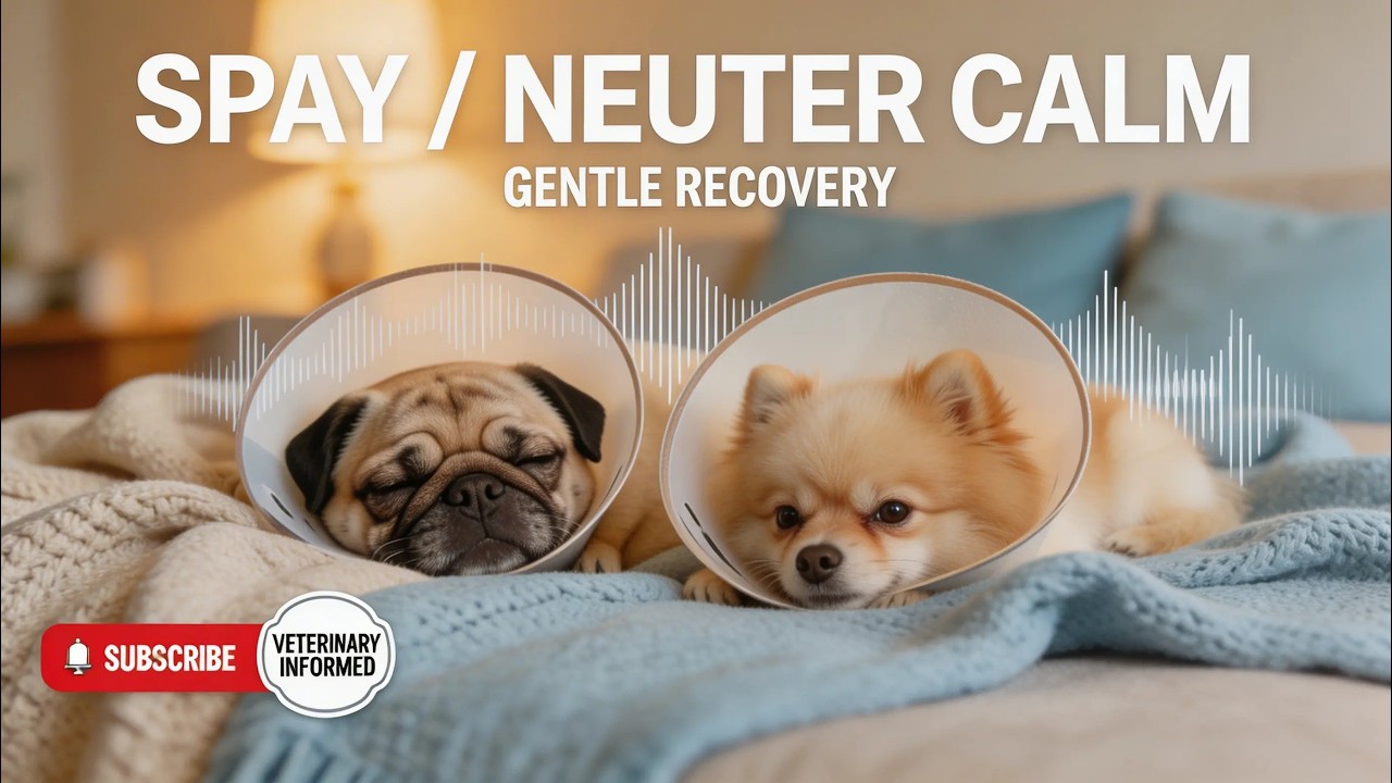 Post Spay / Neuter Calm Music for Dogs | Relaxing Recovery Session
