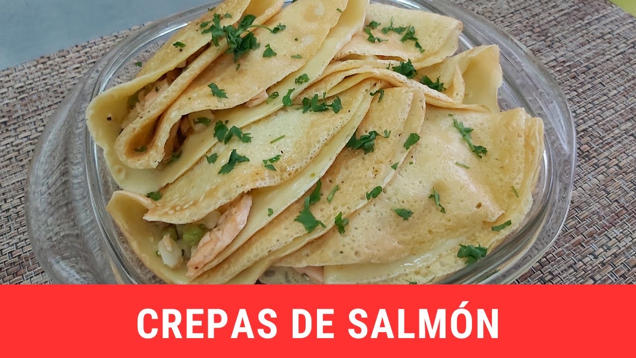 Crepas de salmón.- RecetasdeLuzMa
