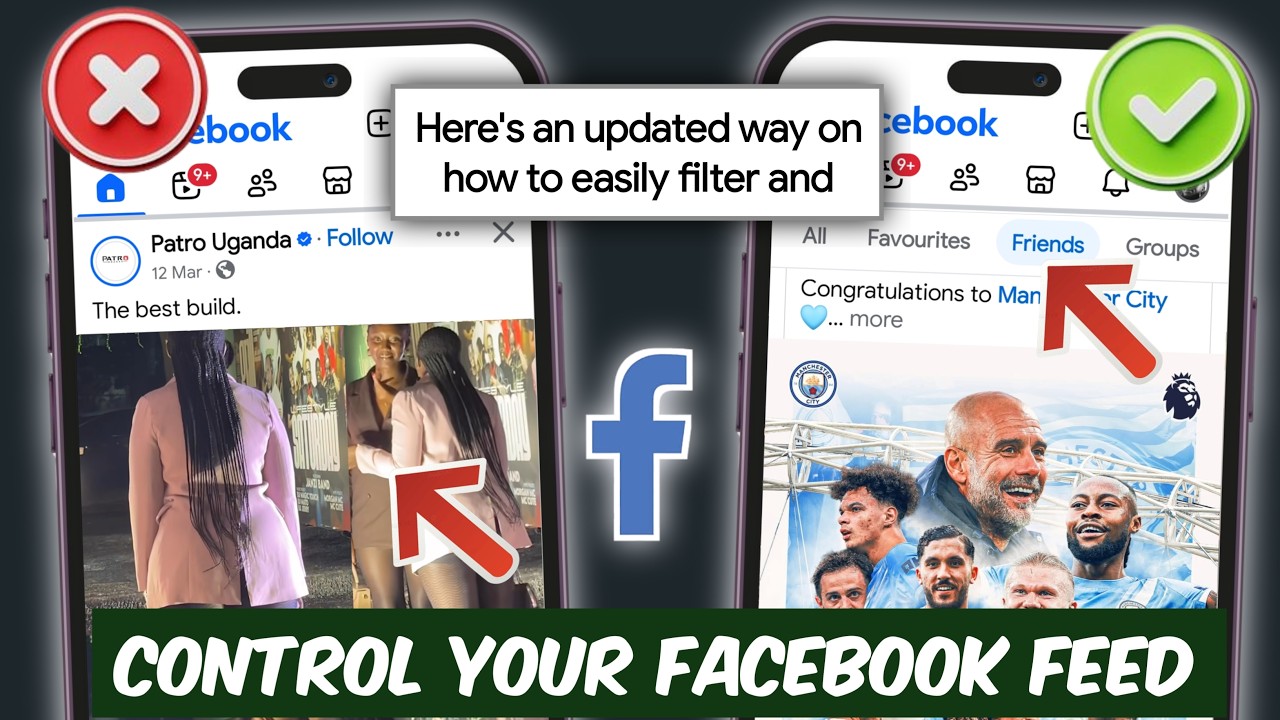 Как настроить ленту Facebook так, чтобы отображались только публикации друзей | Как управлять лен...