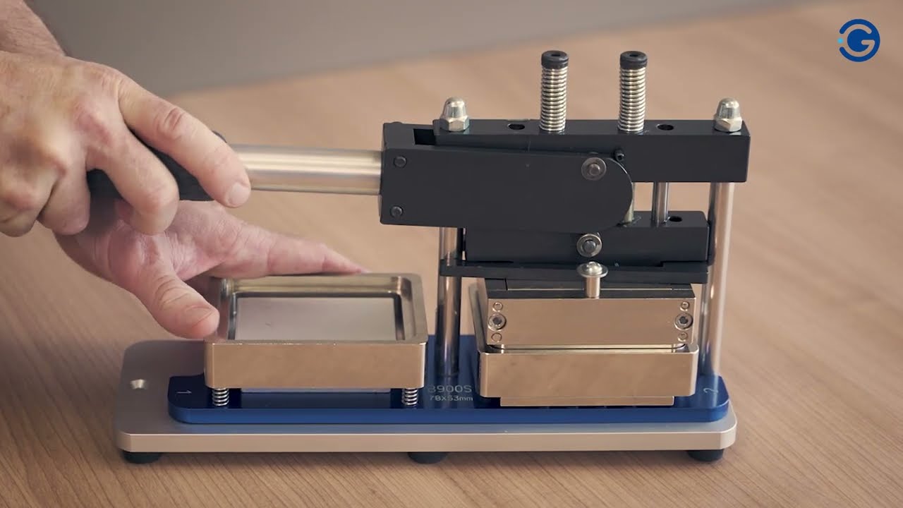 IDGAMAX - B900S MACHINE - HOW TO MAKE MAGNETS OR RECTANGULAR BUTTONS -  EN