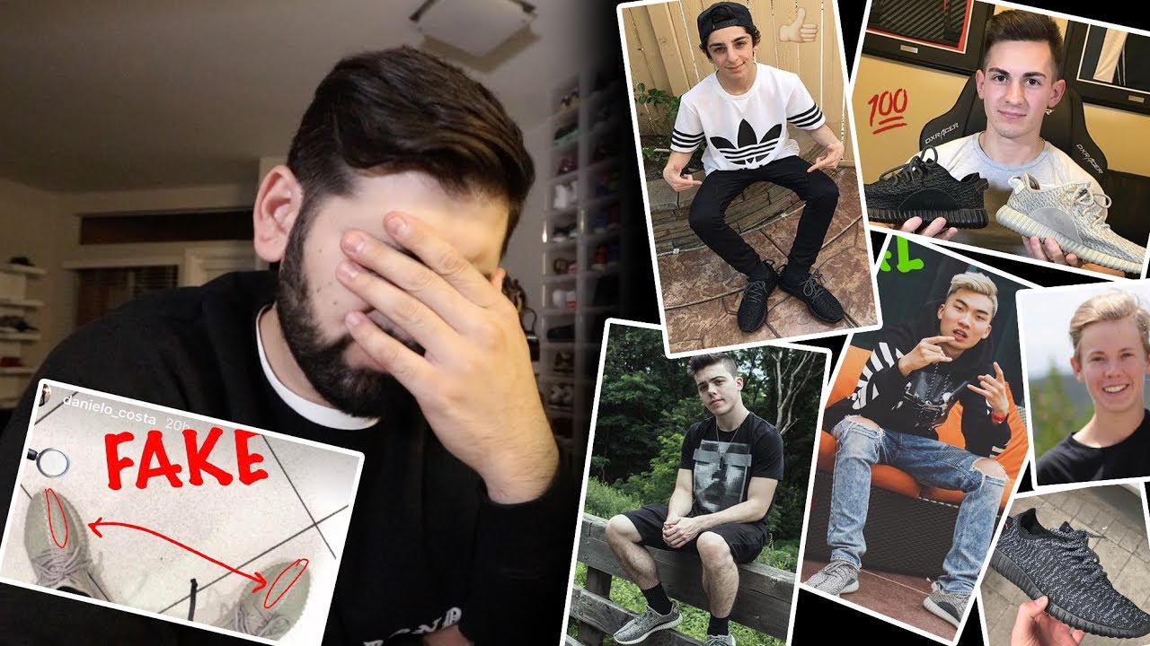 WHICH YOUTUBERS HAVE FAKE YEEZYS!! *EXPOSED*