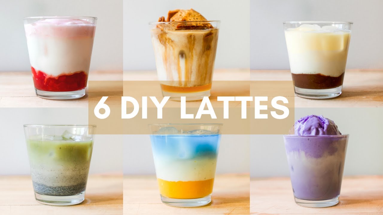 AESTHETIC HOMEMADE LATTES | 6 WAYS