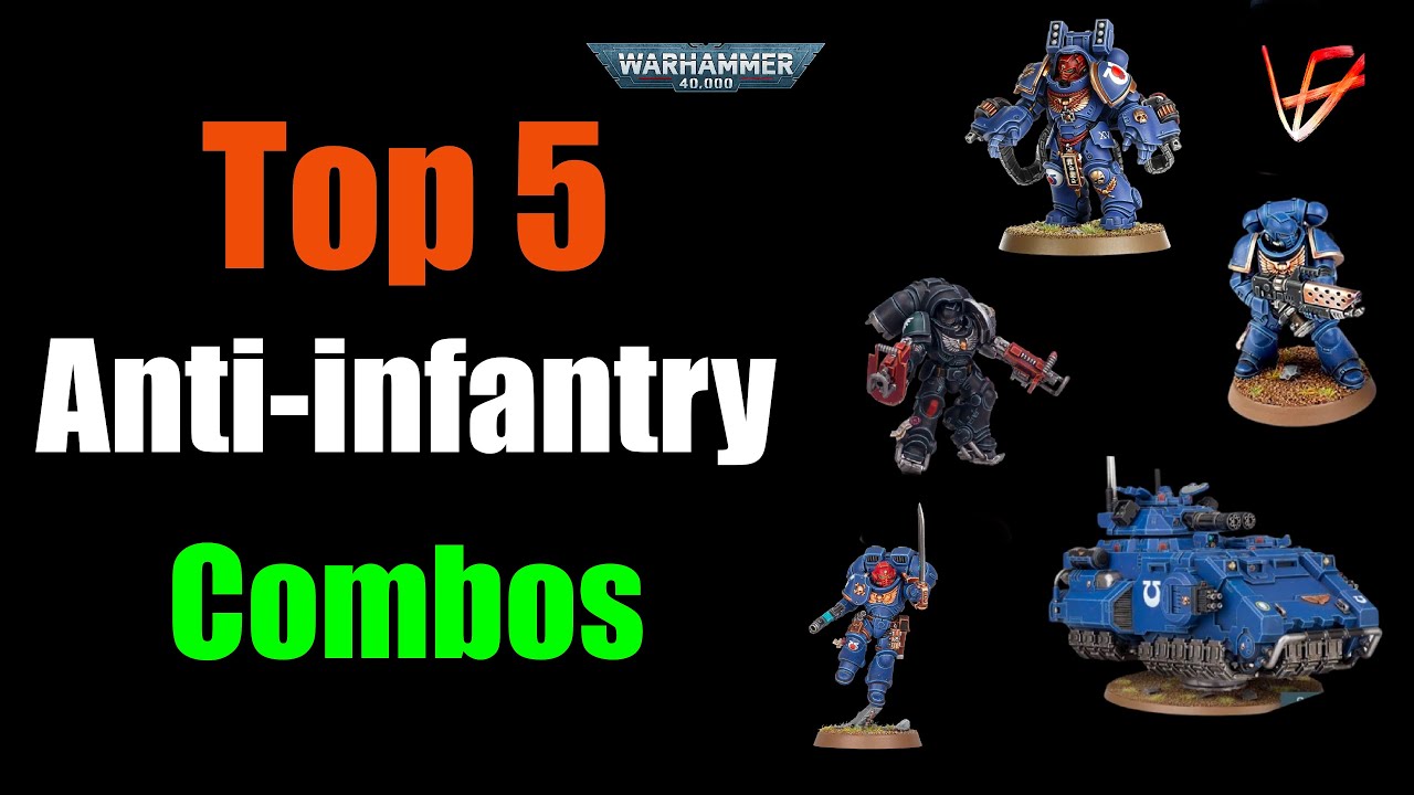 Top 5 Space Marines Anti-Infantry Units COMBOS | Warhammer 40K tactics
