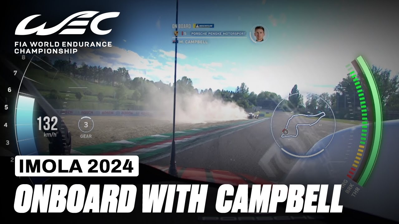Onboard Lap Matt Campbell Porsche 963 Hypercar I 2024 6 Hours of Imola I FIA WEC