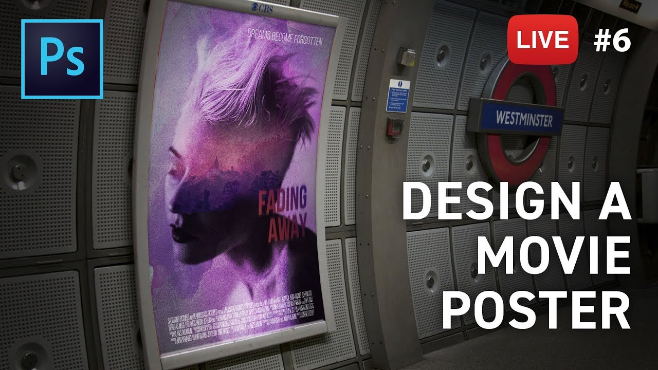 Let's design a Movie Poster - LIVE stream #6
