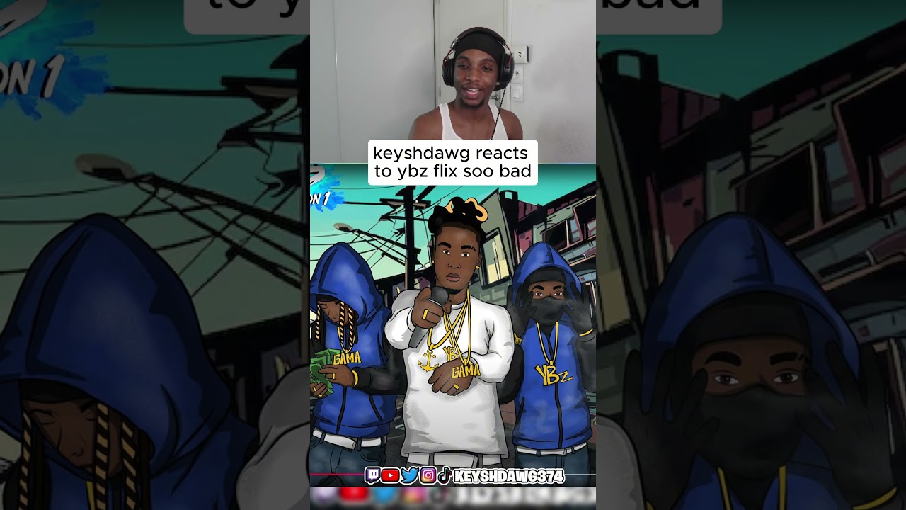 KEYSHDAWG REACTS TO YBZ CRITICS SEASON 1 EP BY YBZ FLIX (SOO BAD) #shorts
