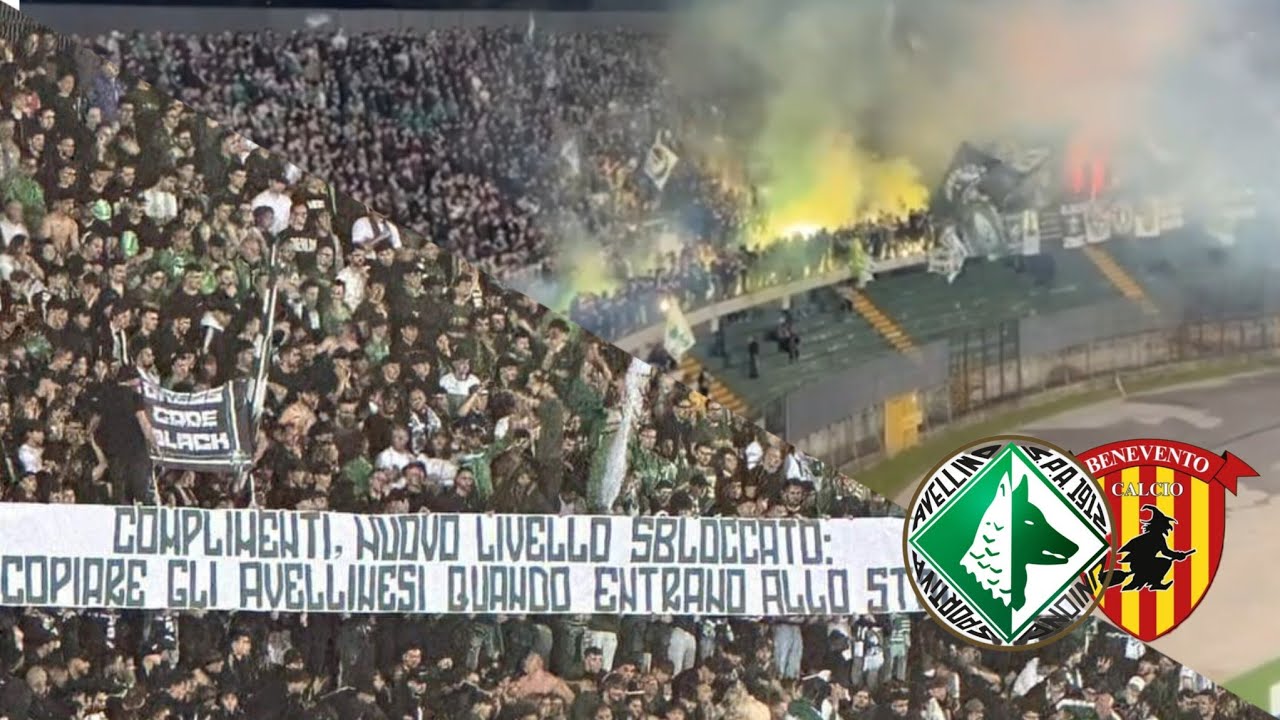 Avellino - Benevento | Ultras Avellino in derby contro Benevento [15/04/2024] , Serie C