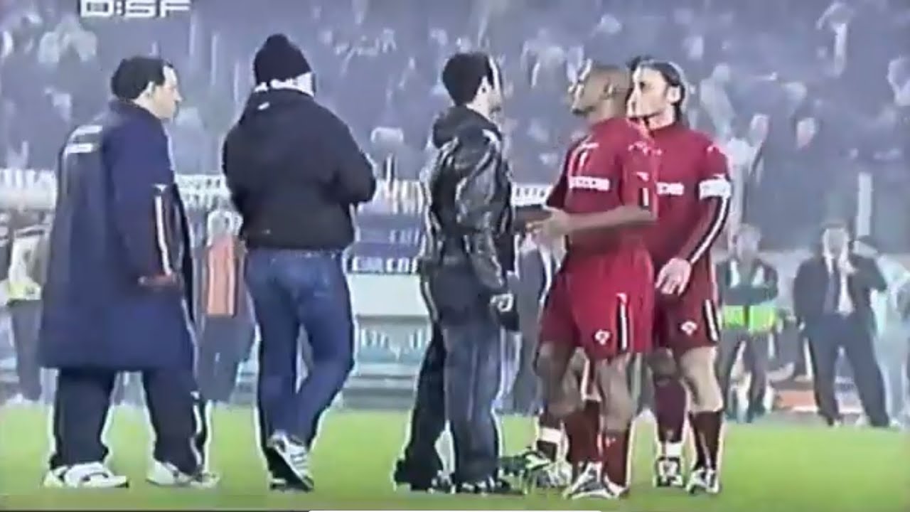 SS Lazio vs. AS Roma 21.03.2004 Derby della Capitale abandoned