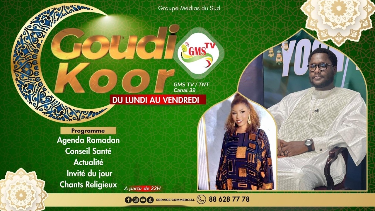 🛑[DIRECT] VOUS SUIVEZ GMS TV: GOUDI KOOR DE CE 12 MARS 2026 ROKHAYA BEYE ET CHERIF ALIOU CISSE