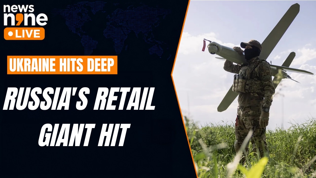 Ukraine Targets Russia's Biggest Retail Giant In Drone Attack | News9