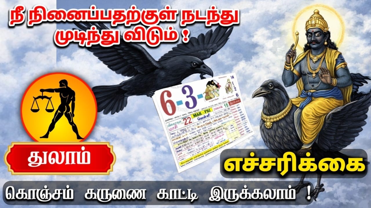 துலாம் ! நீ நினைப்பதற்குள் நடந்து முடிந்து விடும் ! கொஞ்சம் கருணை காட்டி இருக்கலாம் ! thulam 2026 !