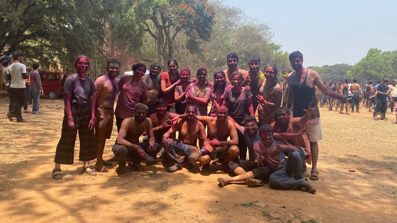 Our Holi’22 in IISc Bangalore