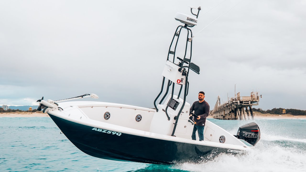 Переделка Contender 21 | Mercury 450R и башня для тунца