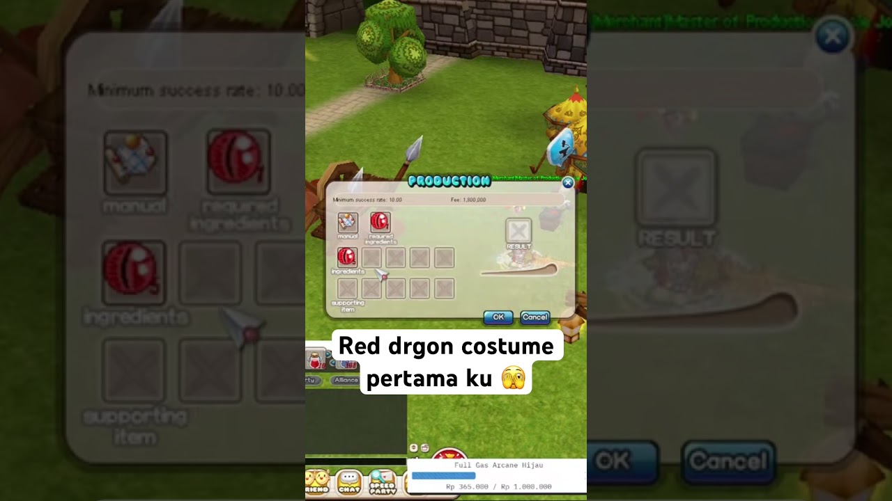 Produksi red dragon costume #SealBoD #SealOnline #Gaming