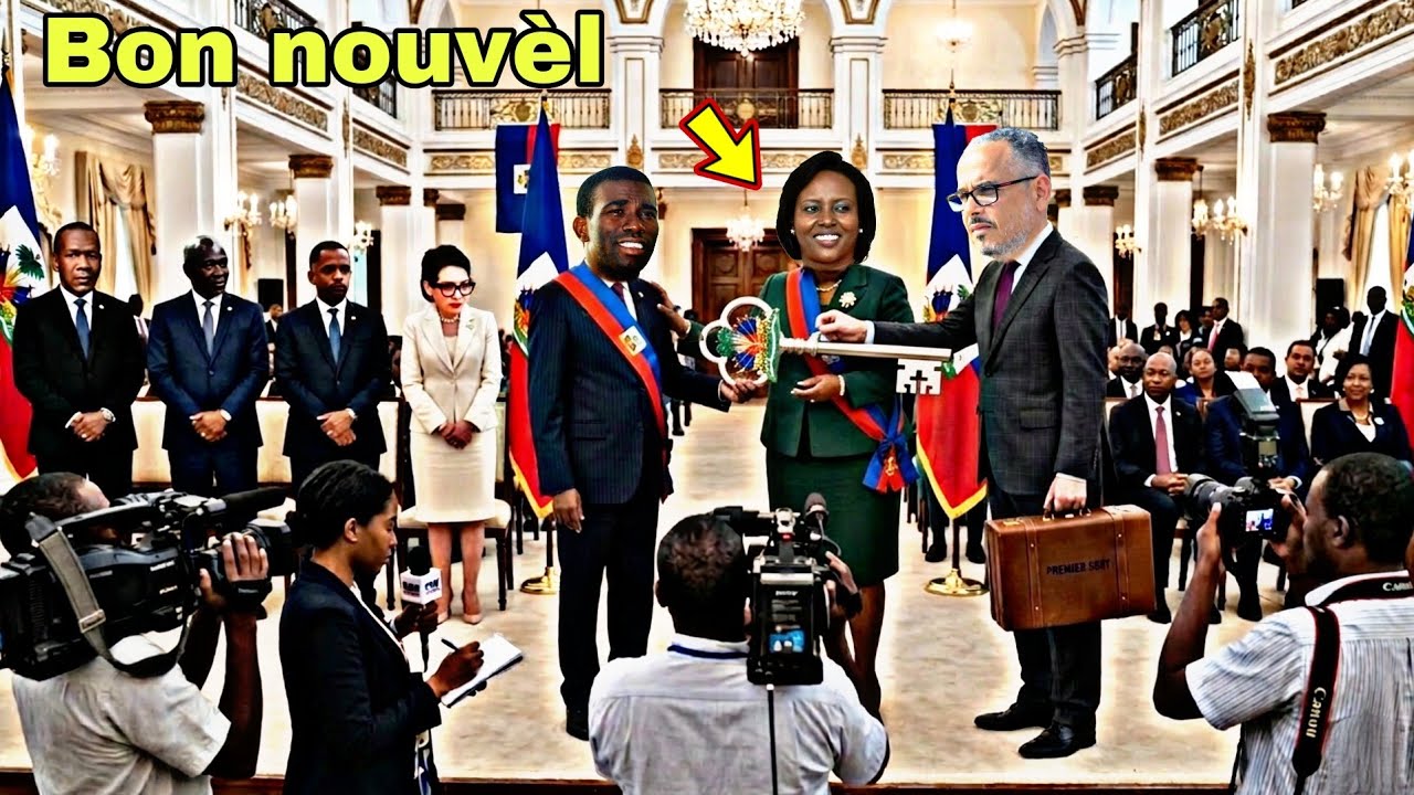 20 mars Ameriken fè Alix didier bay Martine moïse ak Guy Philippe Kle palè nasyonal pou dirije peyia