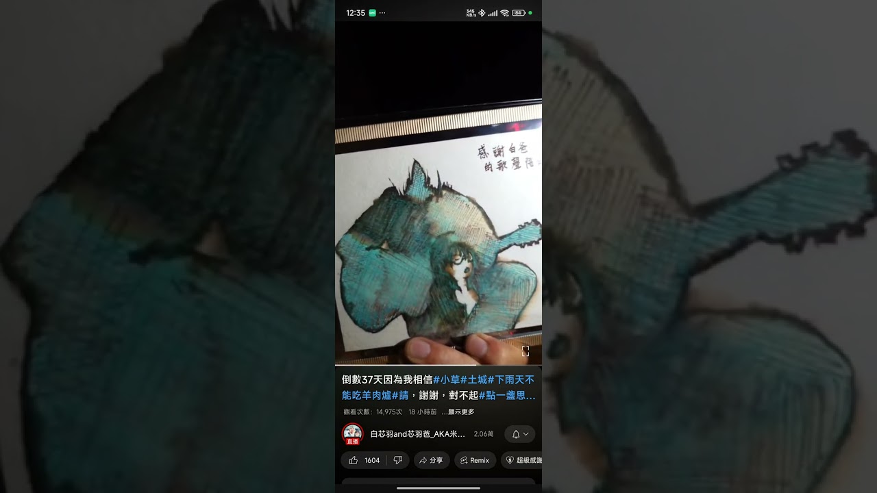 2024.9.27 畫了一幅畫送給白爸🌱