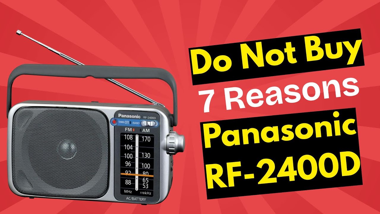 Panasonic RF-2400D Brutal Review | Terrible Reception & Battery Failure?