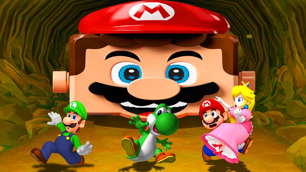 Mario Party 6 - Bridge Minigames - Mario vs Yoshi vs Peach vs Luigi (Master Difficulty)