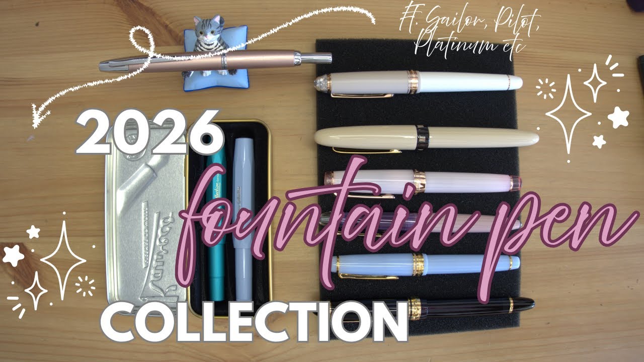 Fountain Pen Collection - Sailor, Pilot, Platinum and More