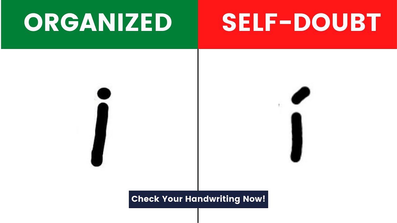What can letter i reveal about your personality? | Graphology secrets for everyone |  GMS