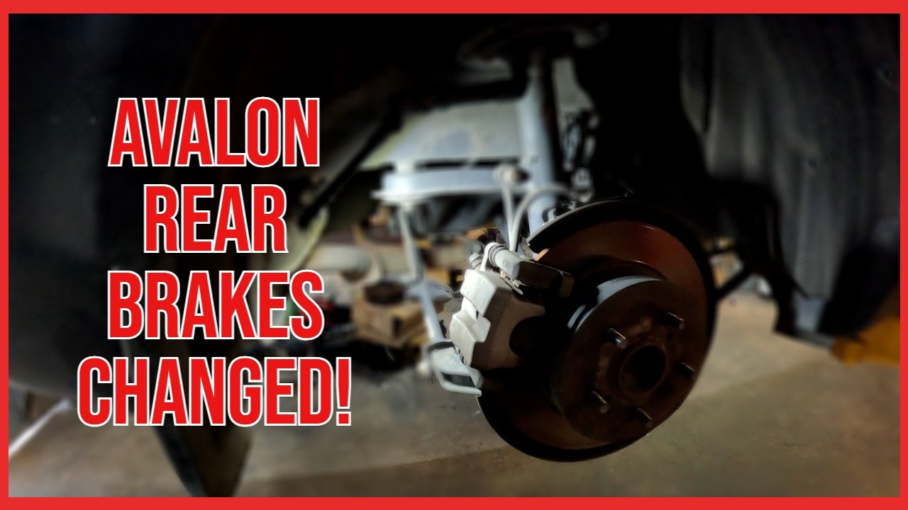 Toyota Avalon (2008-2018): Rear Brake and Rotor Replacement!