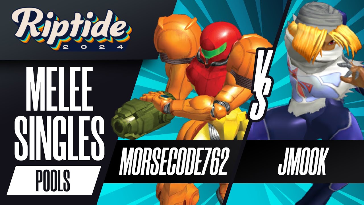 Morsecode762 (Samus) vs Jmook (Sheik) - Riptide 2024 - Melee Singles - R2 Pools