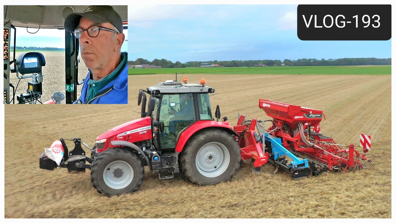 FARMVLOG #193 stand zaaiuien, gras zaaien, loslijn
