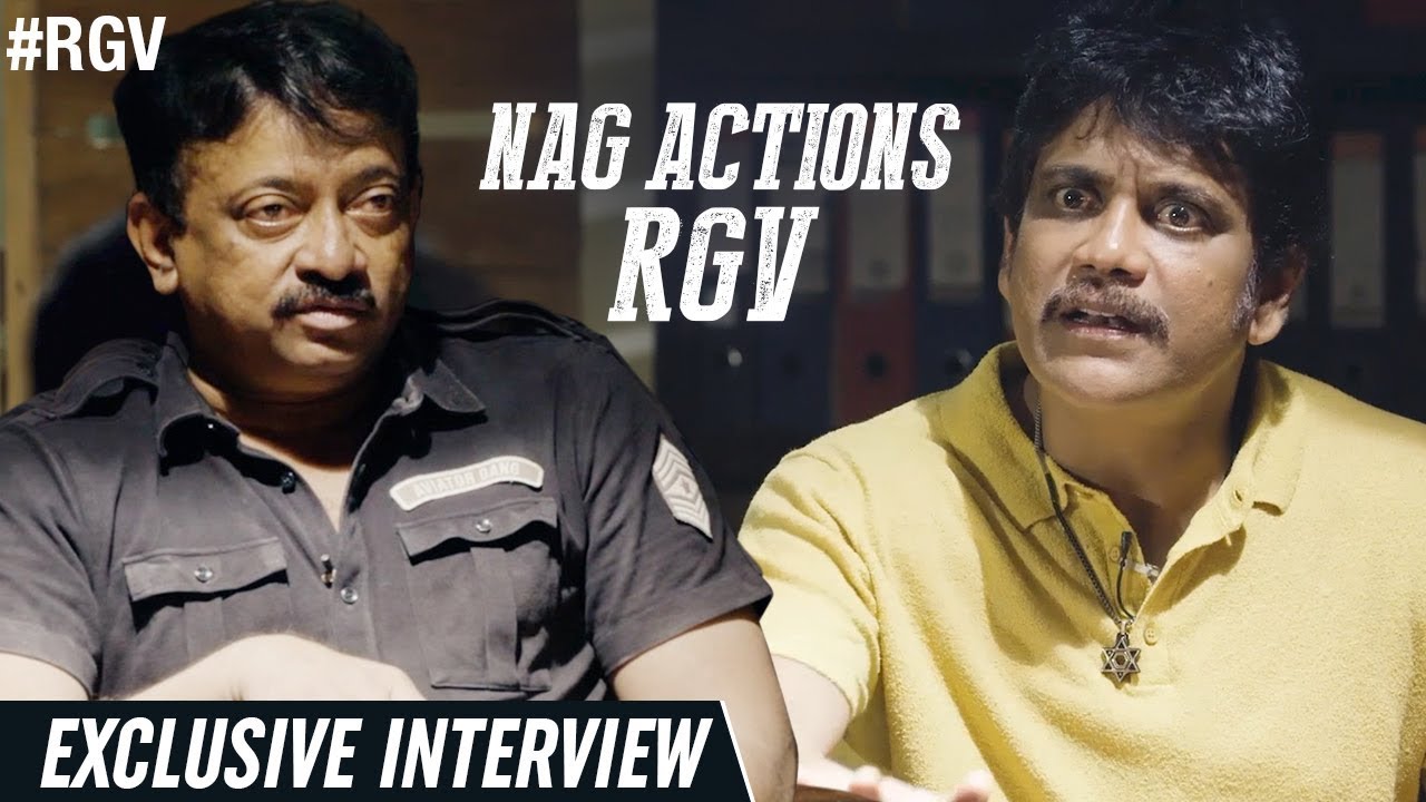 NAG Actions RGV | Officer Exclusive Interview | Nagarjuna | Myra | #OfficerReportingOnJune1st | RGV