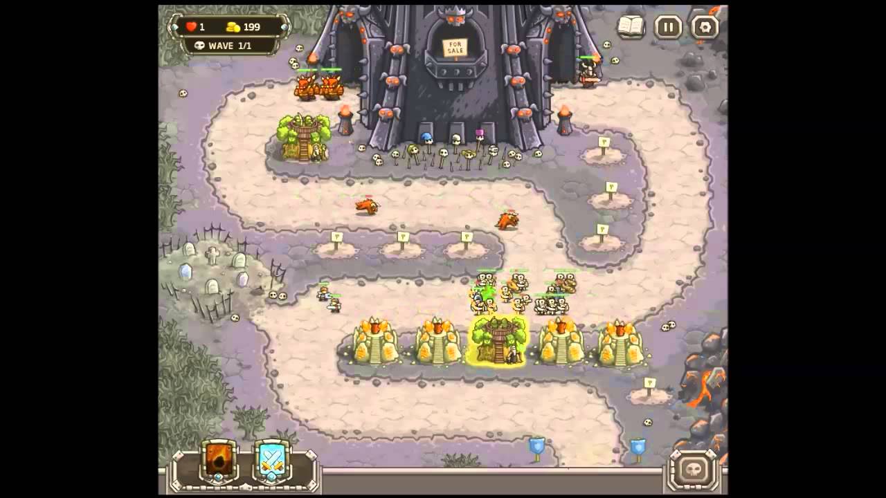 Kingdom Rush - The Dark Tower - IRON HARD Walkthrough