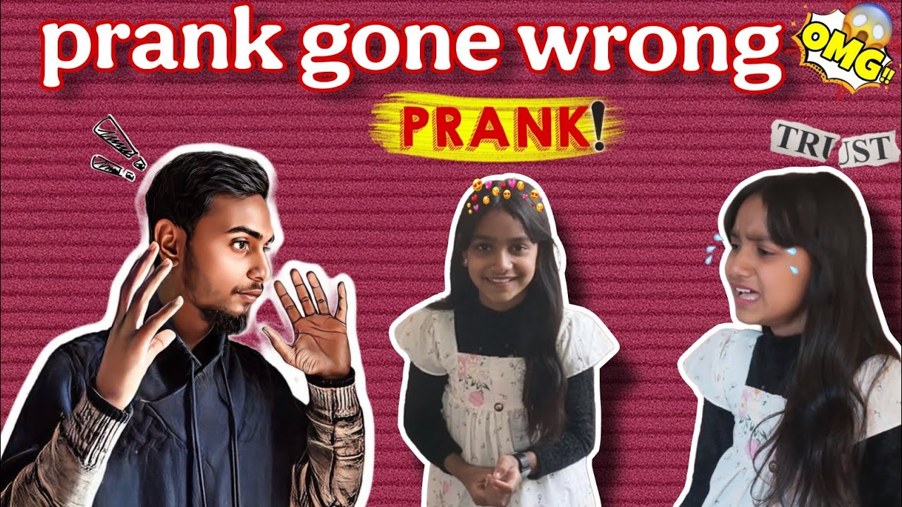 PRANK gone wrong 😐.. #prank #newvideo 