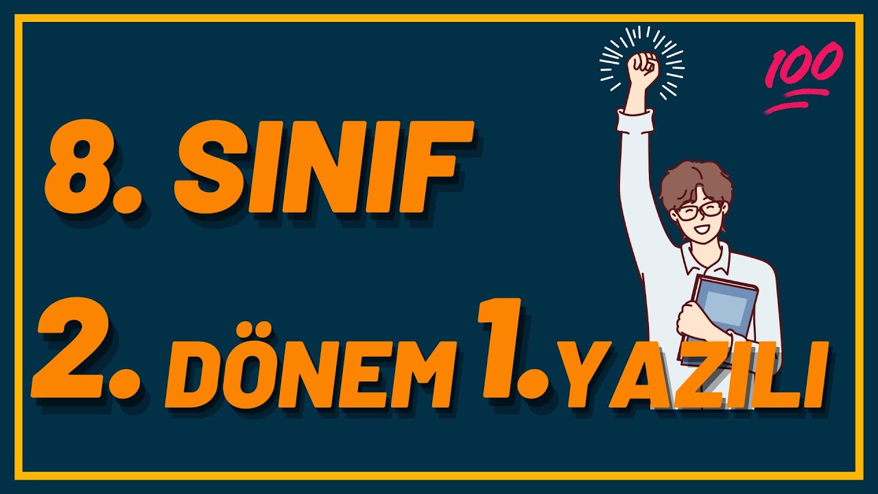 8. Sınıf İngilizce 2. Dönem 1. Yazılı