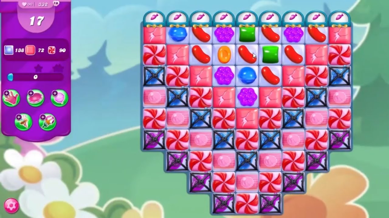 Candy Crush Saga LEVEL 332 NO BOOSTERS (new version)