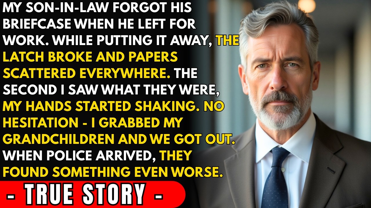 My Son-In-Law Forgot His Briefcase. What Fell Out Terrified Me—Then The Police Found...